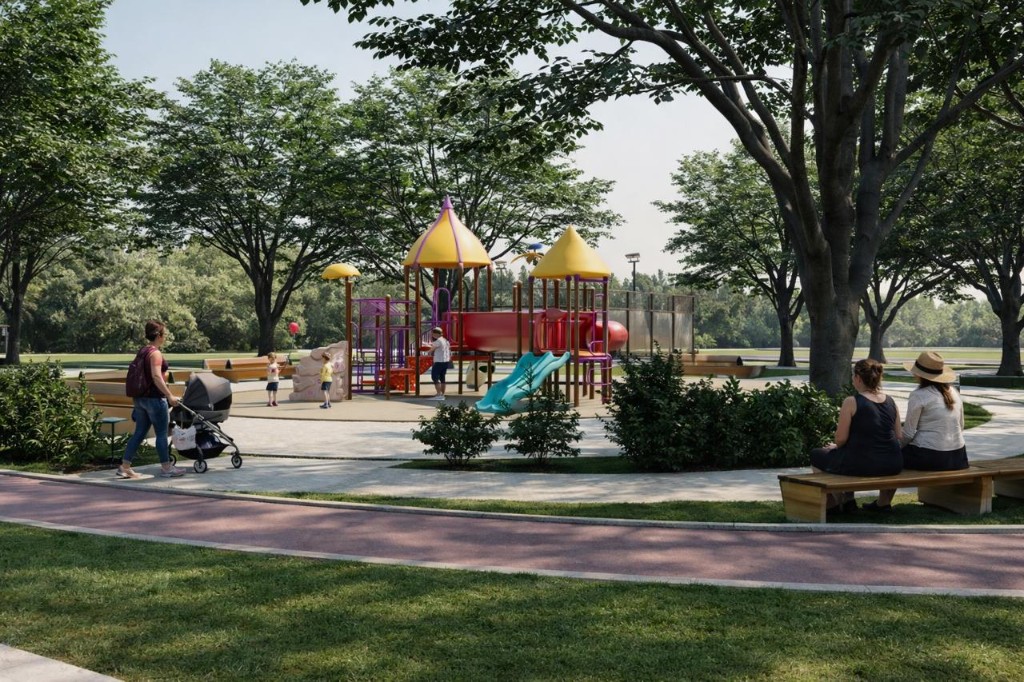 Parque infantil colorido